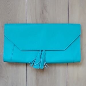 CHI Turquoise Blue Envelope Handbag